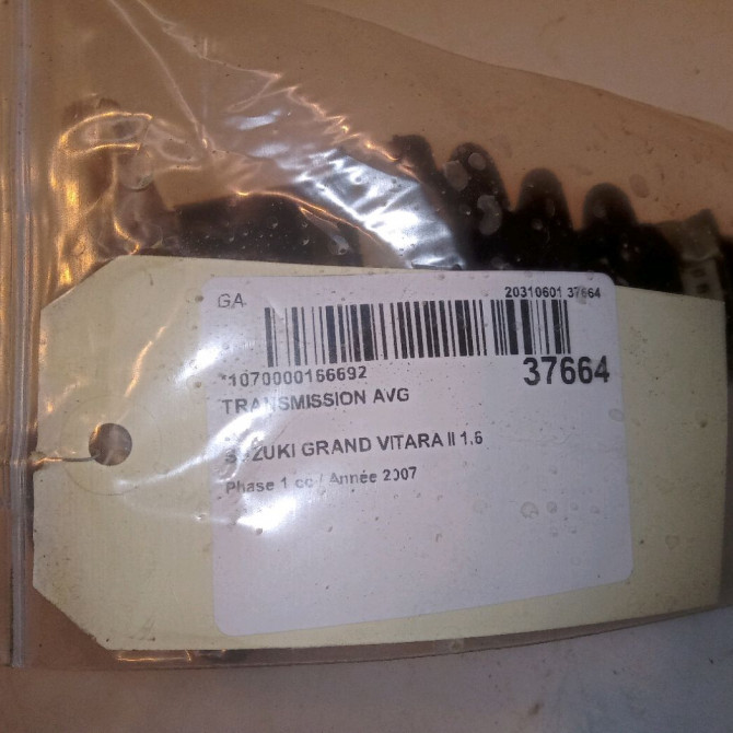 Transmission avant gauche occasion SUZUKI GRAND VITARA II Phase 1 09-2005->09-2009 1.6 VVT 106ch 4410278K00 5