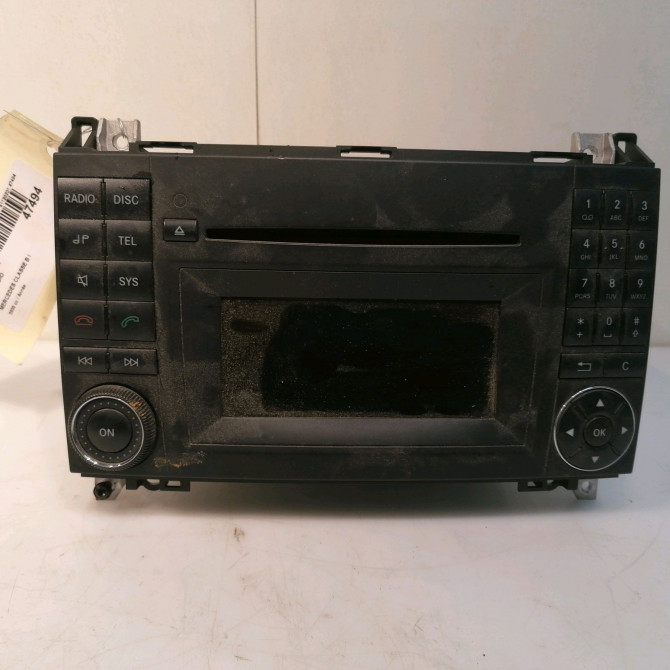 Autoradio occasion MERCEDES CLASSE B I Phase 2 04-2008->09-2011 169900780080 1