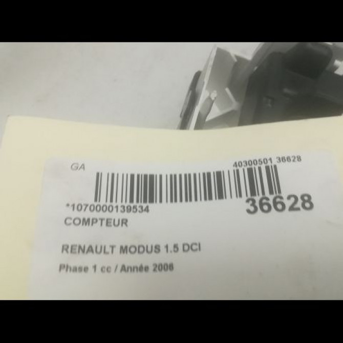 Compteur occasion RENAULT MODUS Phase 1 09-2004->12-2007 1.5 DCI 70ch 8200699915 3
