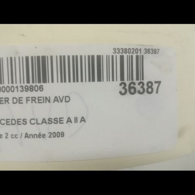 Etrier de frein avant droit occasion MERCEDES CLASSE A II Phase 2 04-2008->06-2012 A 170 115ch 1694201483 3