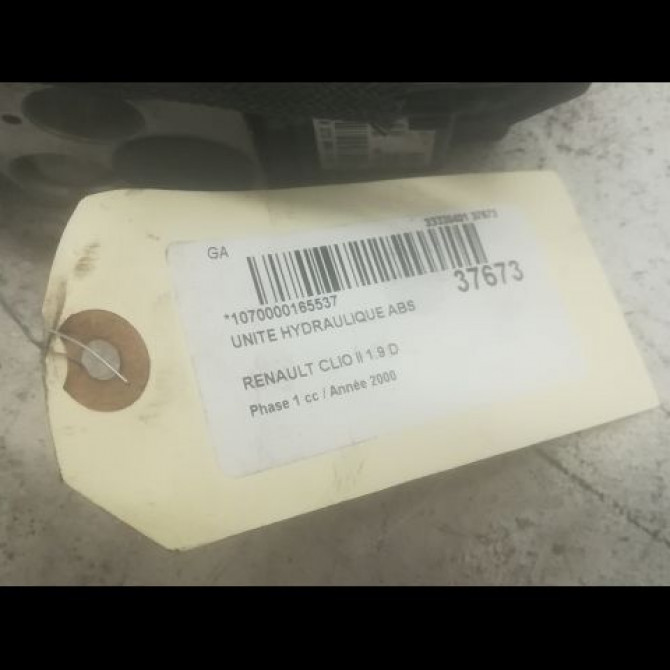 Unité hydraulique ABS occasion RENAULT CLIO II Phase 1 03-1998->06-2001 1.9 D 7701046407 3
