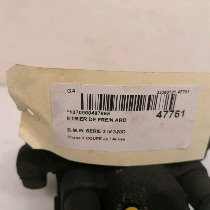 Etrier de frein arrière droit occasion B.M.W. SERIE 3 IV Phase 1 04-1995->04-1999 320D 150ch 34216758136 5