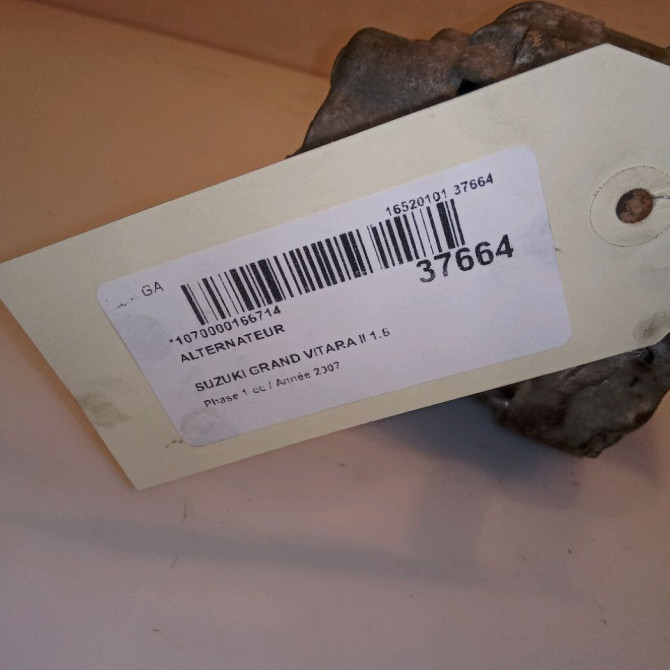 Alternateur occasion SUZUKI GRAND VITARA II Phase 1 09-2005->09-2009 1.6 VVT 106ch 3140065J13 7