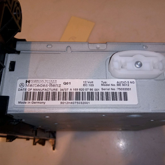 Autoradio occasion MERCEDES CLASSE A II Phase 1 12-2004->04-2008 2.0 CDI 16v 110ch 1698200886 3