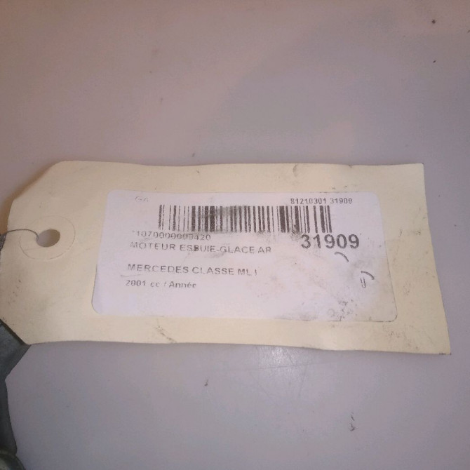 Moteur essuie-glace arrière occasion MERCEDES CLASSE ML I Phase 1 01-1998->09-2001 1638203142 5