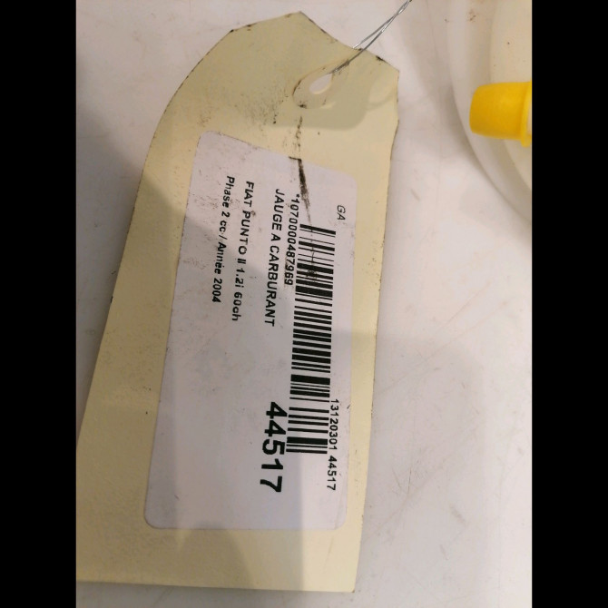 Jauge a carburant occasion FIAT PUNTO II Phase 2 05-2003->10-2009 1.2i 60ch 5