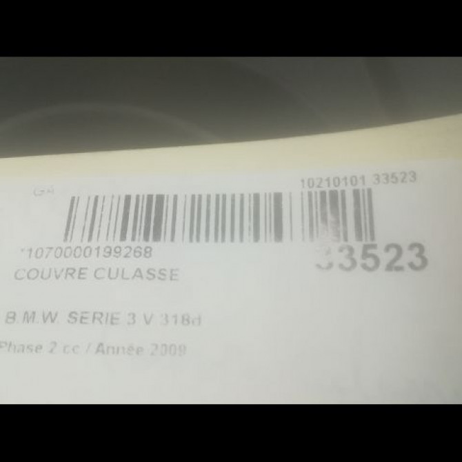 Couvre culasse occasion B.M.W. SERIE 3 V Phase 2 09-2008->12-2011 318d 11128508570 2