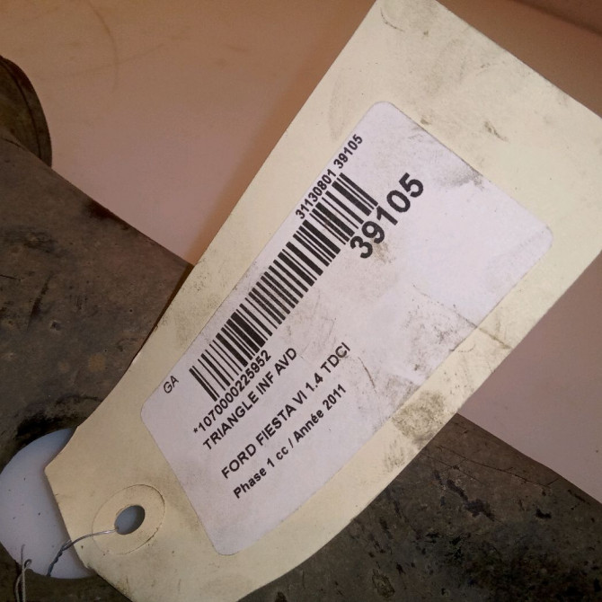 Triangle inf avd occasion FORD FIESTA VI Phase 1 10-2008->11-2012 1.4 TDCI 70ch 1737309 4