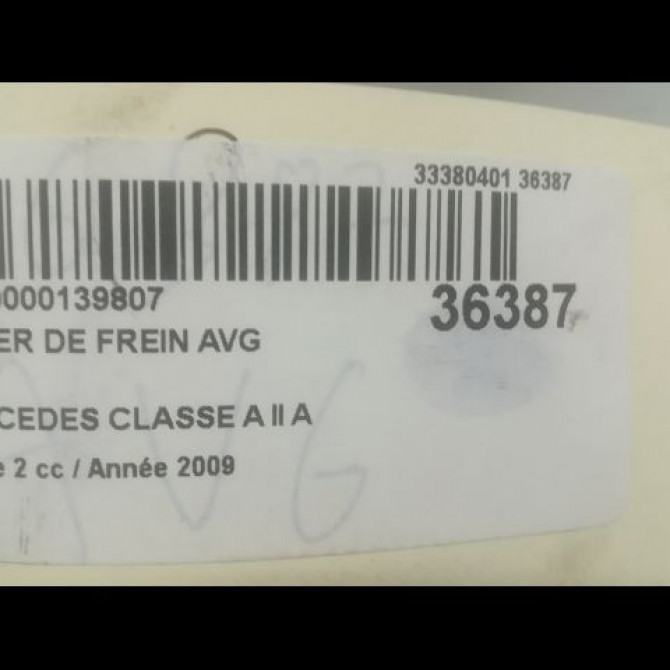 Etrier de frein avant gauche occasion MERCEDES CLASSE A II Phase 2 04-2008->06-2012 A 170 115ch 1694201383 3