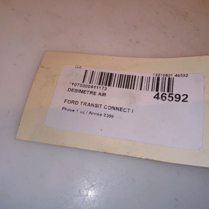 Debimetre air occasion FORD TRANSIT CONNECT I Phase 1 01-2003->04-2009 1.8 TDCi 75ch 4