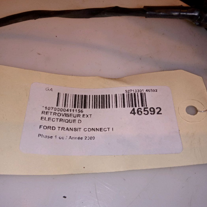 Retroviseur exterieur electrique droit occasion FORD TRANSIT CONNECT I Phase 1 01-2003->04-2009 1.8 TDCi 75ch 5211697 5