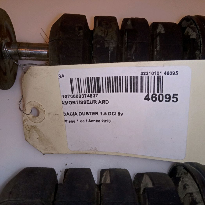 Amortisseur arrière droit occasion DACIA DUSTER Phase 1 03-2010->12-2013 1.5 DCI 8v 110ch 562105043R 3