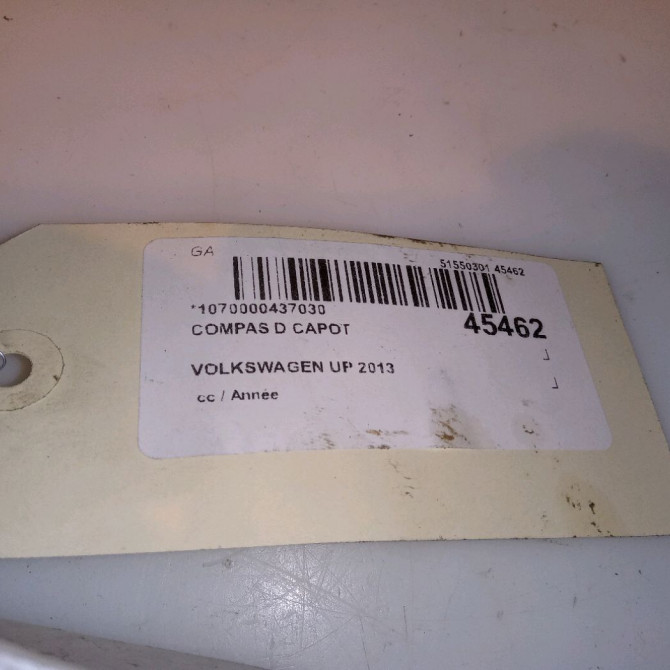 Compas d capot occasion VOLKSWAGEN UP 1S0823302 4