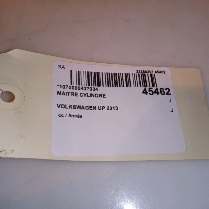Maitre cylindre occasion VOLKSWAGEN UP 1S1611019DREP 4