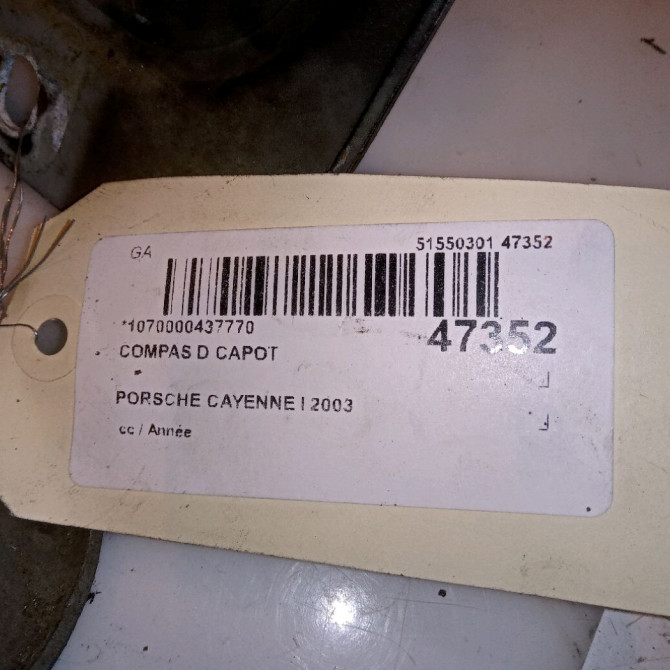 Compas d capot occasion PORSCHE CAYENNE I 791330 5