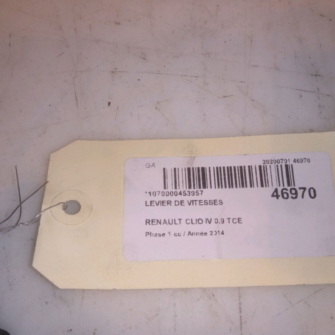 Levier de vitesses occasion RENAULT CLIO IV Phase 1 07-2012->... 0.9 TCE 90ch 349015751R 5