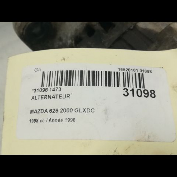 Alternateur occasion MAZDA 626 II Phase 3 11-1987->01-1992 5