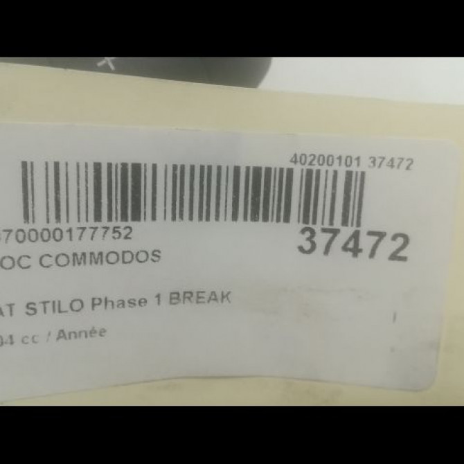 Bloc commodos occasion FIAT STILO Phase 1 BREAK 10-2001->09-2007 735368249 5