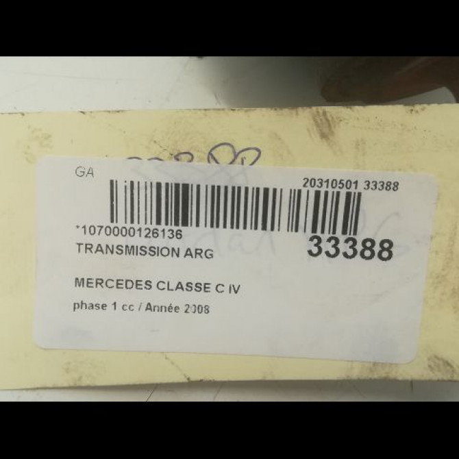 Transmission arrière gauche occasion MERCEDES CLASSE C IV phase 1 02-2014->... C220 170ch 2043502110 4