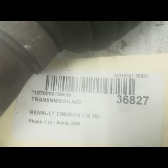 Transmission avant droite occasion RENAULT TWINGO II Phase 1 06-2007->11-2011 1.2i 16v 75ch 8200684084 4