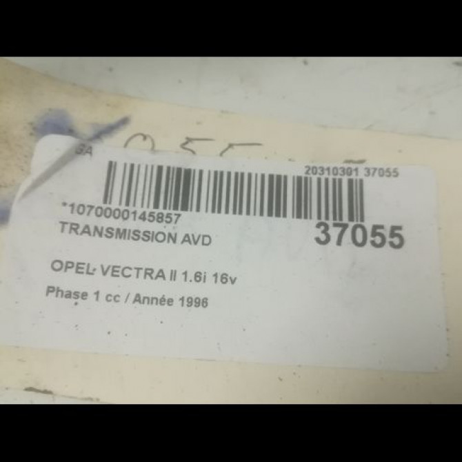 Transmission avant droite occasion OPEL VECTRA II Phase 1 11-1995->02-1999 1.6i 16v 90512385 4