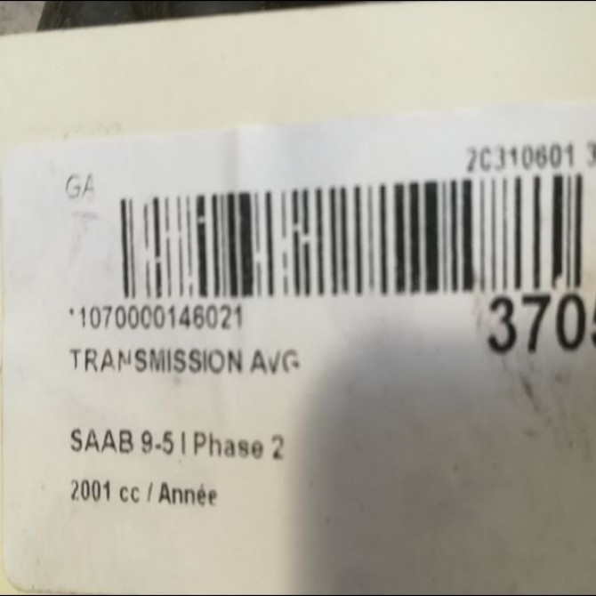 Transmission avant gauche occasion SAAB 9-5 I Phase 2 07-2001->12-2005 4