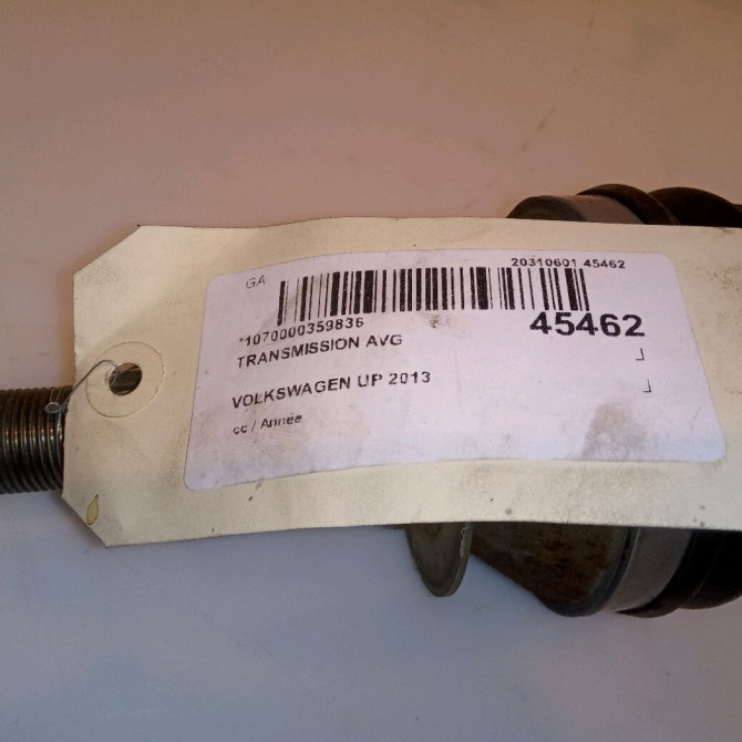 Transmission avant gauche occasion VOLKSWAGEN UP 1S0407761G 5