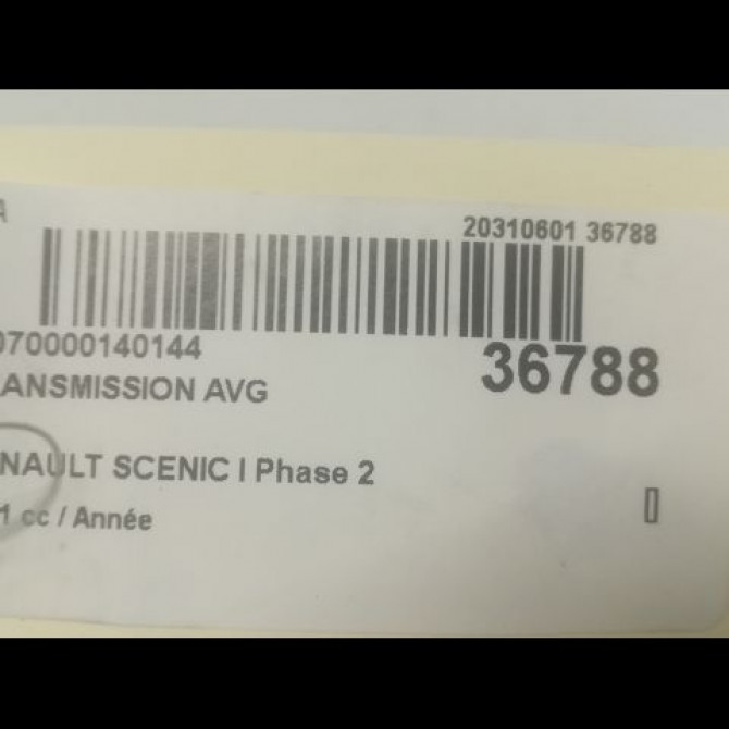 Transmission avant gauche occasion RENAULT SCENIC I Phase 2 08-1999->06-2003 8200531861 4