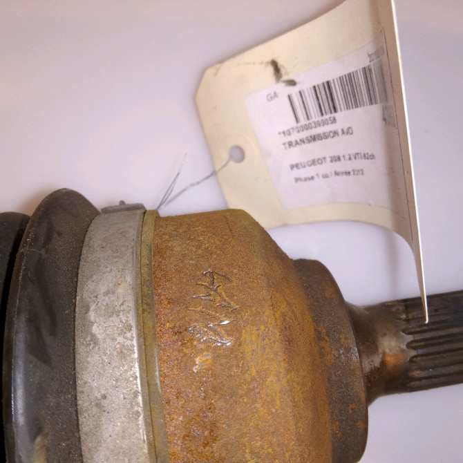 Transmission avant droite occasion PEUGEOT 208 208 Phase 1 2012-03-01->2015-09-30 1.2 VTI 82ch 9803959680 2