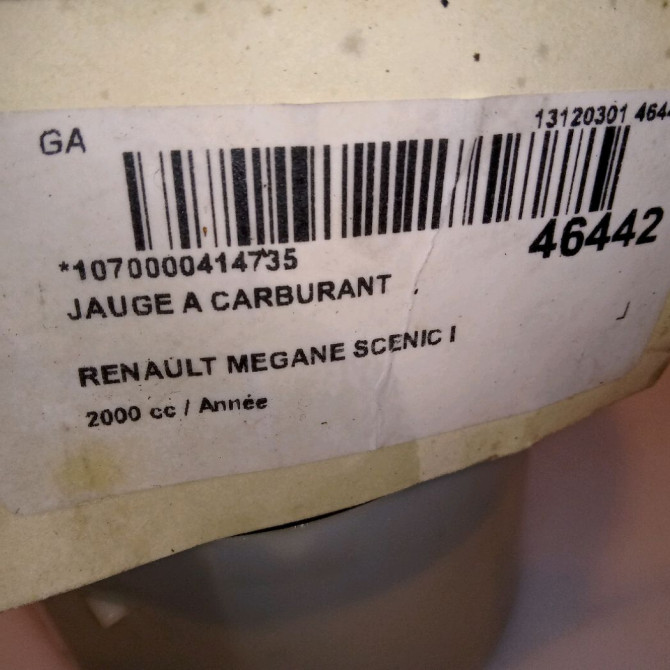 Jauge a carburant occasion RENAULT MEGANE SCENIC I Phase 2 08-1999->06-2003 7700429144 6