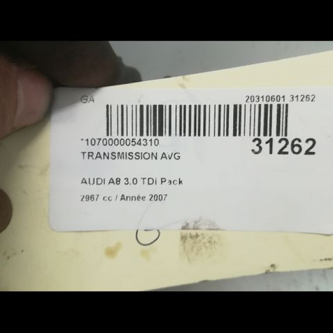 Transmission avant gauche occasion AUDI A8 I Phase 1 09-1994->02-1999 4E0407271P 5