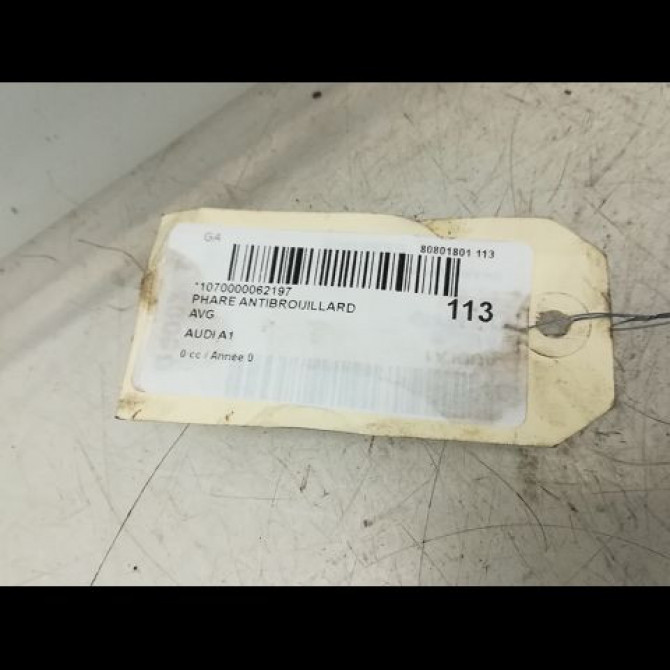 Phare antibrouillard avant gauche occasion AUDI A1 3