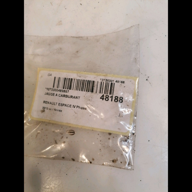 Jauge a carburant occasion RENAULT ESPACE IV Phase 2 03-2006->07-2012 8200247198 3