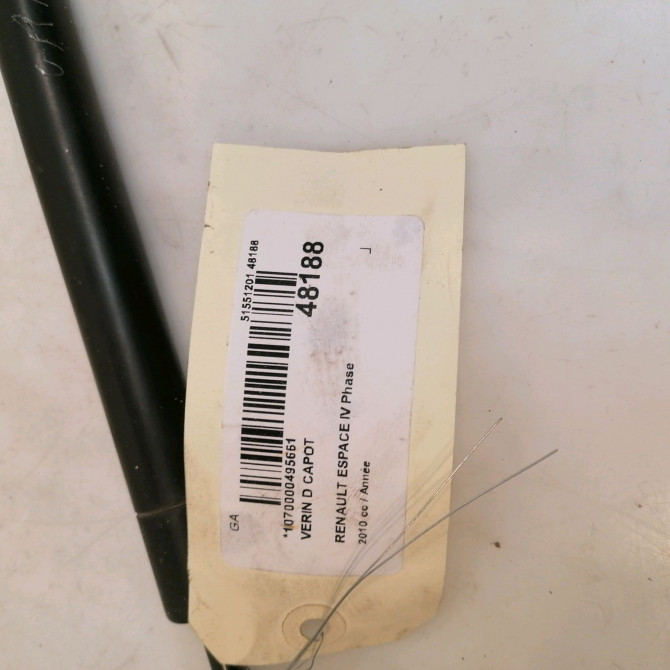 Verin d capot occasion RENAULT ESPACE IV Phase 2 03-2006->07-2012 8200362400 3