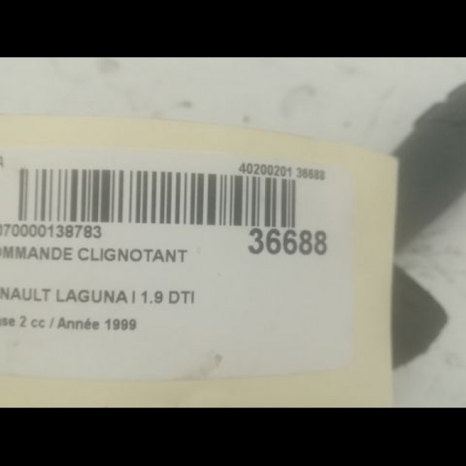 Commande clignotant occasion RENAULT LAGUNA I Phase 2 04-1998->11-2000 1.9 DTI 7701041448 3