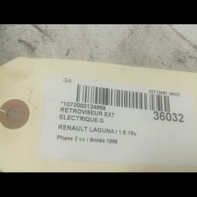 Retroviseur exterieur electrique gauche occasion RENAULT LAGUNA I Phase 2 04-1998->11-2000 1.6 16v 7700410965 3