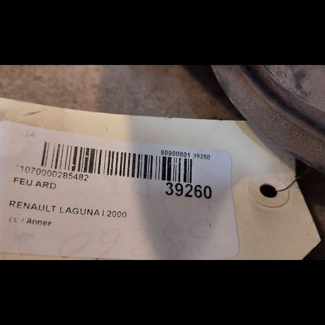 Feu arrière droit occasion RENAULT LAGUNA I 7700420123 3