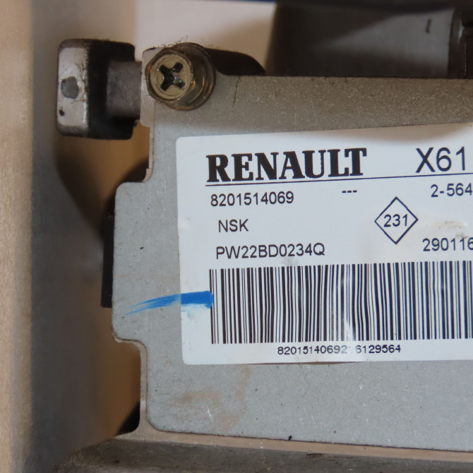 Colonne de direction assistee occasion RENAULT KANGOO II Phase 2 01-2013->... 1.5 DCI 90ch 8201514071 2