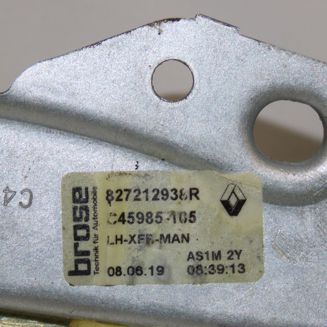 Mecanisme leve-glace arrière gauche occasion RENAULT MEGANE IV Phase 1 12-2015->... 1.5 DCi 115ch 827212938R 3