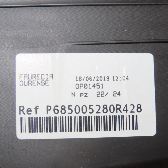 Boite à gants occasion RENAULT MEGANE IV Phase 1 12-2015->... 1.5 DCi 115ch 685005280R 4