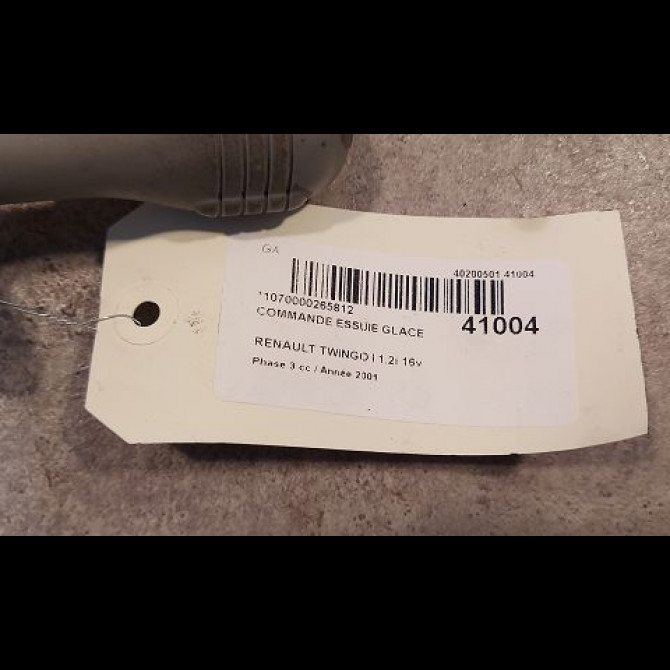 Commande essuie glace occasion RENAULT TWINGO I Phase 3 08-2000->06-2007 1.2i 16v 7701046628 3