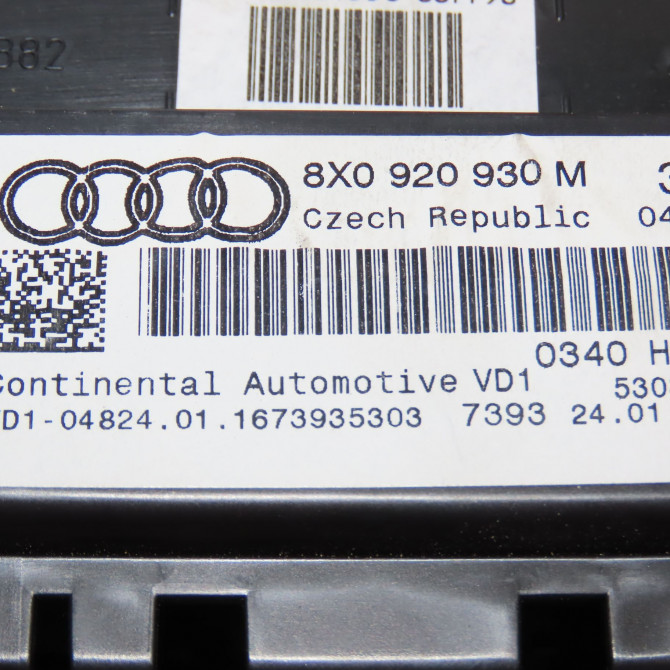 Compteur occasion AUDI A1 8X0920930M 4