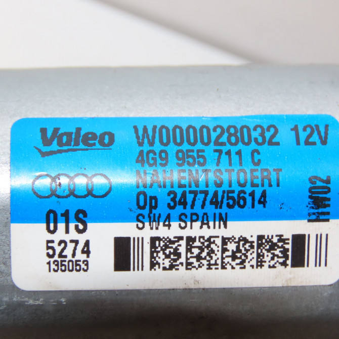 Moteur essuie-glace arrière occasion AUDI A1 4G9955711C 4