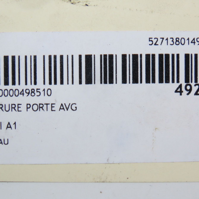 Serrure porte avg occasion AUDI A1 8J1837015F 5