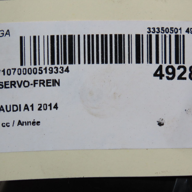 Servo-frein occasion AUDI A1 6C1614106E 5