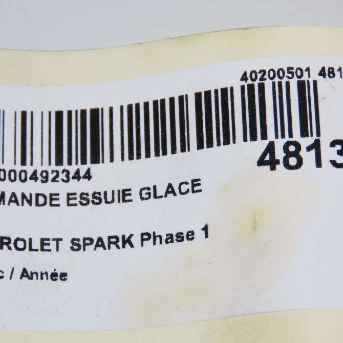 Commande essuie glace occasion CHEVROLET SPARK Phase 1 01-2010->09-2012 96948586 5