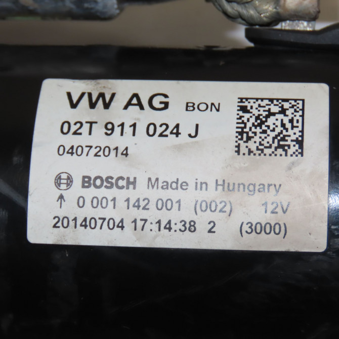 Démarreur occasion AUDI A1 2T911024J 7