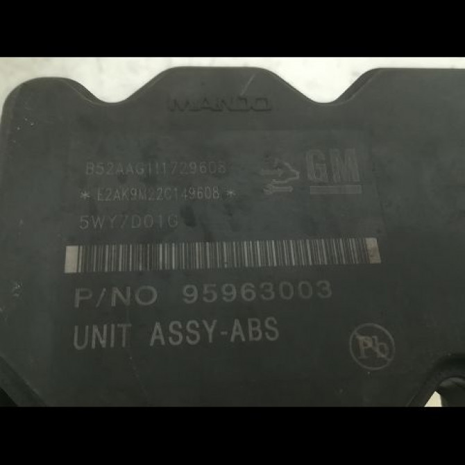 Unité hydraulique ABS occasion CHEVROLET SPARK Phase 1 01-2010->09-2012 1.0i 16v 68ch 95965187 4