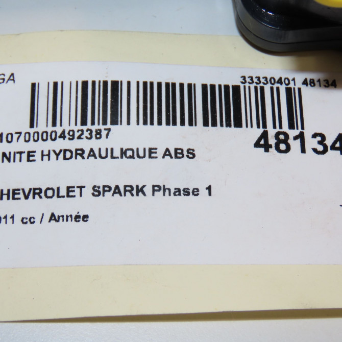 Unité hydraulique ABS occasion CHEVROLET SPARK Phase 1 01-2010->09-2012 95965187 7