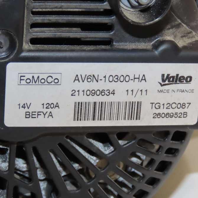 Alternateur occasion FORD FIESTA VI Phase 1 10-2008->11-2012 1.4i 2265722 6